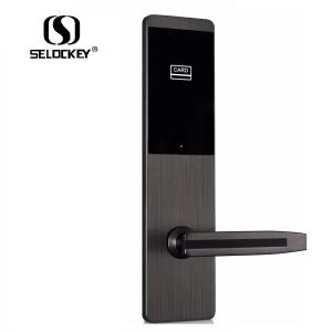 Quality Zinc Alloy Electronic Security Hotel Swipe Card Door Locks wholesale