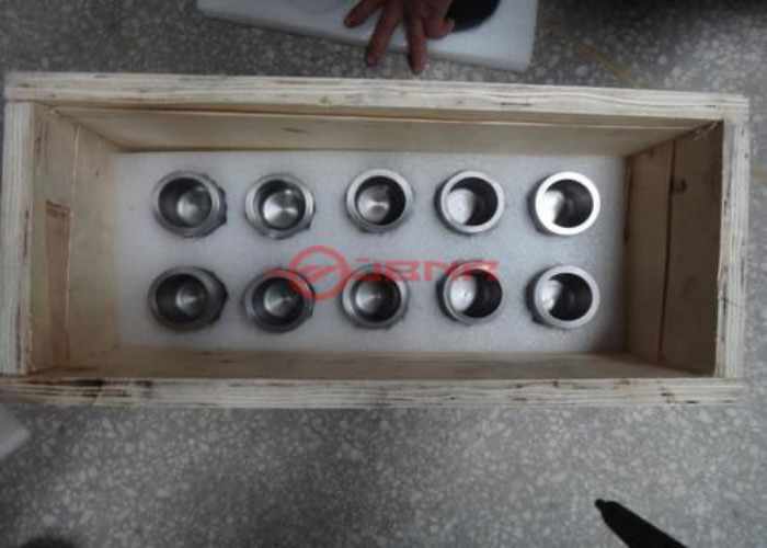 Silver Grey Tungsten Crucible , Sintering Tungsten Cup For Crystal Grower