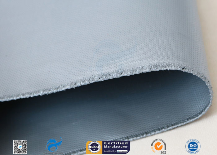 3732 580g/m2 39" Grey Silicone Coated Fiberglass Cloth For Expansion Joint