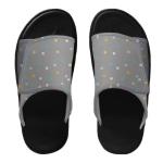 Custom Printable Leather Sublimation PVC Flip Flops With Buckle Blank Slippers