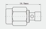 Gold Plated SSMA Male Stainless Steel RF Connector for CXN3506/MF108A Cable 500