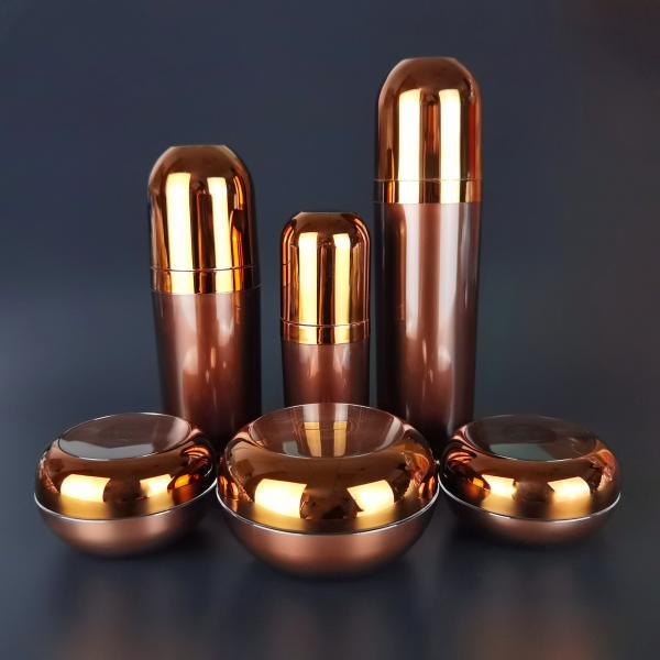 Luxury Skincare Plastic Acrylic Lotion Spray Pump Bottles / Cosmetic Jar