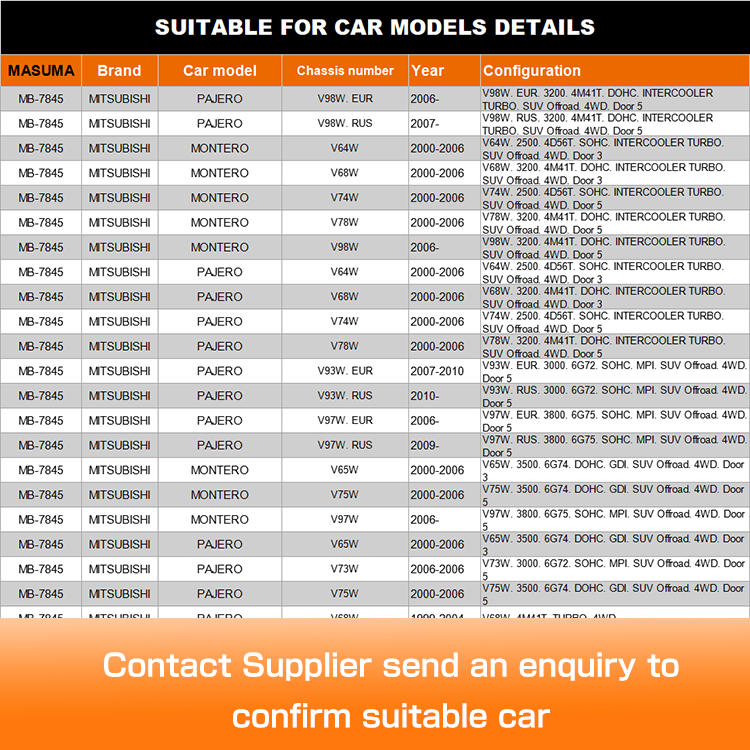OE NO. 4110A073 MASUMA Auto Suspension Systems Ball Joint for MITSUBISHI MONTERO V64W