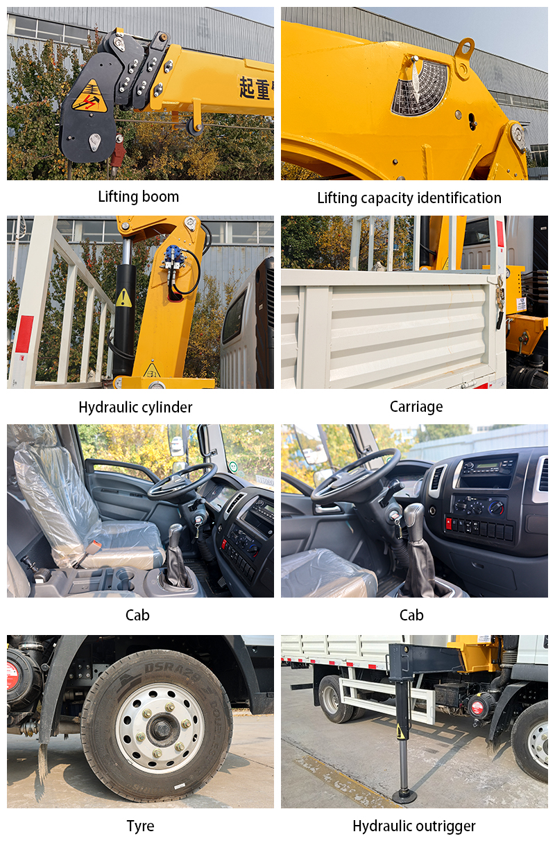 Best Price knuckle boom truck mounted crane with truck