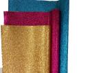 Shiny Glitter Fabric Wallpaper , Bed Room Textured Glitter Wallpaper