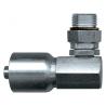 Buy cheap 3/8inch R2 Metal Hose Fittings 90 Degree Elbow Male O Ring Swivel from wholesalers