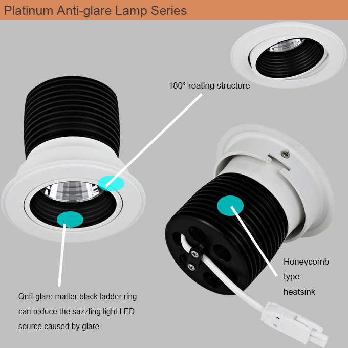 30W 2100Lumens 15D Beam Angle High Quality Led spotlight With Remote Control dimmable