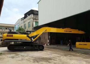 Quality Yellow Cat Long Reach , Excavator Boom Arm Sumitomo SH380 With 1.2 Cum Sand Bucket wholesale