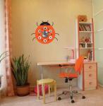 New Design Self-Adhesive Home Decorative Wall Sticker Clock 10D059