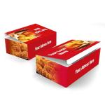 Custom Logo Disposable Fried Chicken Burger Boxes - Restaurant-Grade Takeout