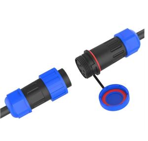 Quality Male / Female IP67 Waterproof Power Connector Solderless Screw Connection wholesale