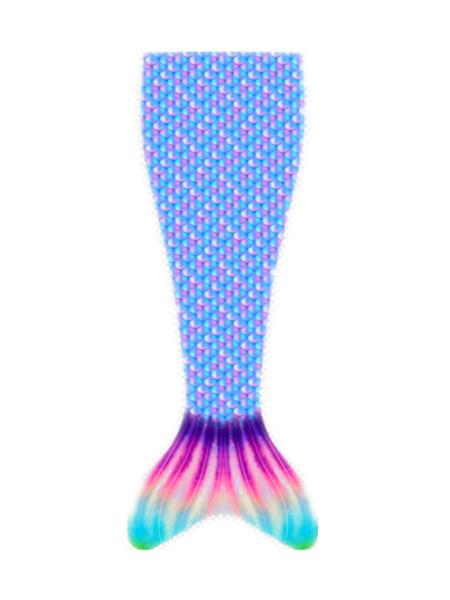 Pink Turquoise Childrens Mermaid Tails , Custom Mermaid Tails Easy Drying