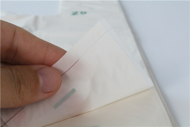 Small Biodegradable Compostable Shopping Bags PBAT Cornstarch For Food