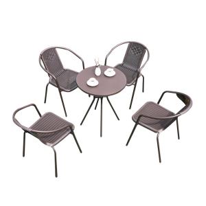Quality Bistro Patio Rattan Garden Outdoor Table And Chair Furniture Set wholesale