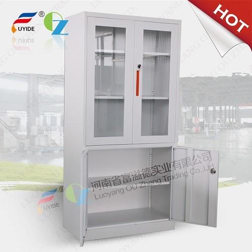To order steel godrej cupboard FYD-W012, H1850XW900XD400mm,steel and glass door