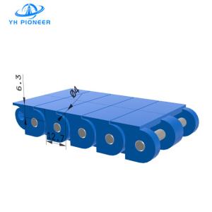 Quality Double Row Conveyor Chain Plate Corrosion Resistance With Stainless Steel Axles wholesale