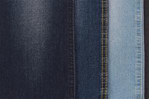 Quality Sanforizing Stretch Denim Fabric 3/1 Right Hand Twill 339gsm wholesale