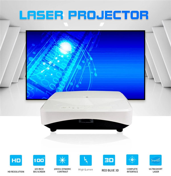 1080p 4k Home UST Full Hd Portable Projector 12000:1 Home Theater