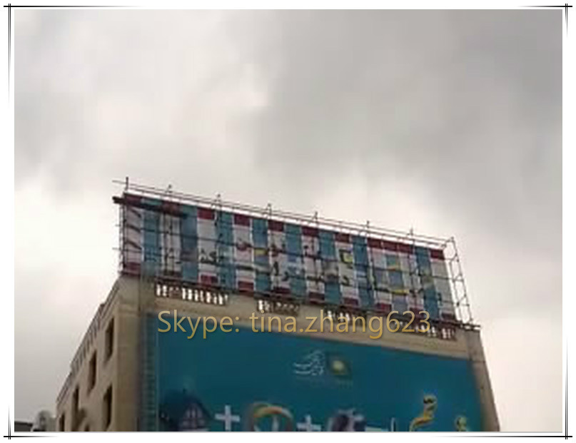 Creative big matrix trivision billboard for outdoor advertising