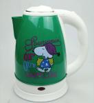 304 Stainless Steel Flower Printing Green Electric Water Kettle