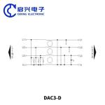 Single Stage Filtering Circuit Design DAC3-D EMI Filter for 380/440VAC Rated