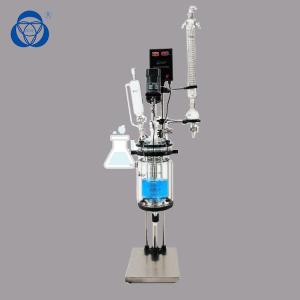 Quality Anti Corrosion Agitated Chemical Glass Reactor Mini Pyrolysis Laboratory Glass Reactor wholesale