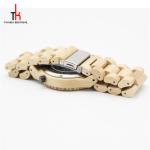OEM ODM Waterproof Wood Watch / Luxury Wooden Mechanical Watch