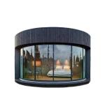 Foldable Container Luxury Glamping Pod Cabin Prefab Wooden Houses Flat Pack