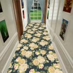 Polyester Fiber Custom Commercial Rugs Entrance Corridor Stairway Hotel Mat