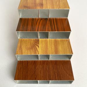 Quality 6m 6063 T5 Anodized Wood Finish Aluminium Profiles wholesale
