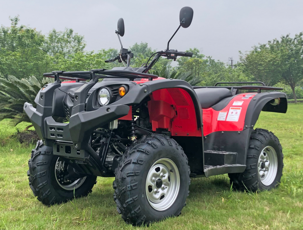 400cc Engine Hisun Moto ATV 4x4 Gas / Diesel Fuel and 250-300mm Minimum Grand Clearance