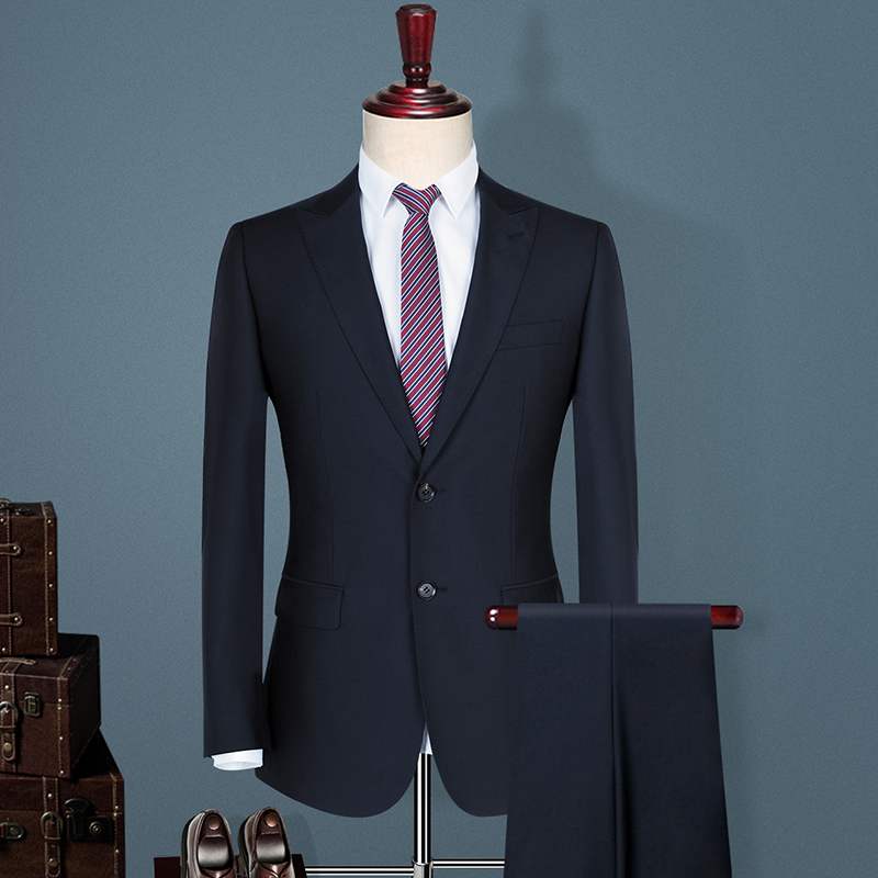 Anti-Shrink Wool And Polyester Men's Coats For Autumn And Winter With Mandarin Collar