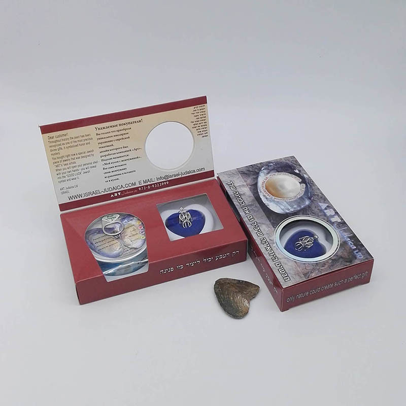 Custom Color Box Natural Love Pearl Necklace Gift Box With can Open Cage Pendant sending to Wife,Girl Friend,Mother ect