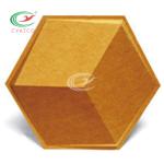 3D Lightweight Hexagon Sound Tiles , Odorless Hexagonal Acoustic Wall Panels