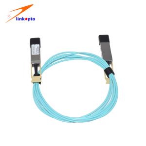 Quality ISO9001 OM3 20M 100G QSFP28 AOC Active Copper Cable wholesale