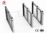 Stainless Steel Automatic Turnstile Gate 600-1200mm Passage Width