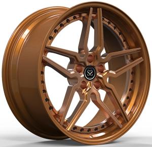 Quality 21 Inches Audi Rs6 Two Piece TUV Polished Forged Wheels 5x112 wholesale