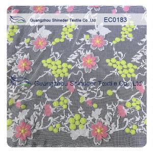 Quality High Density Nylon Cotton Lace Fabric Embroidered Lace For Lady Garments wholesale