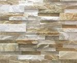 Golden Yellow Quartzite Culture Stone 60*15 55*15 35*18 P014 Quartzite Stacked