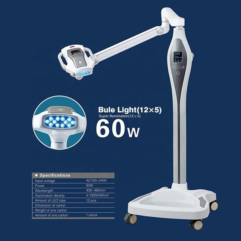 Stable 60W Teeth Dental Whitening Machine Lightweight Practical