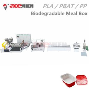 Quality PLA PBAT Cornstarch Biodegradable Food Container Manufacturing Machine wholesale
