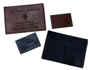 Quality Personalized Logo Embossed Leather Patches Colorful For Jeans wholesale