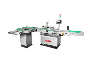 Quality SGS Daily Chemical Industry 300pcs/minute Vertical Automatic Labeler Machine wholesale