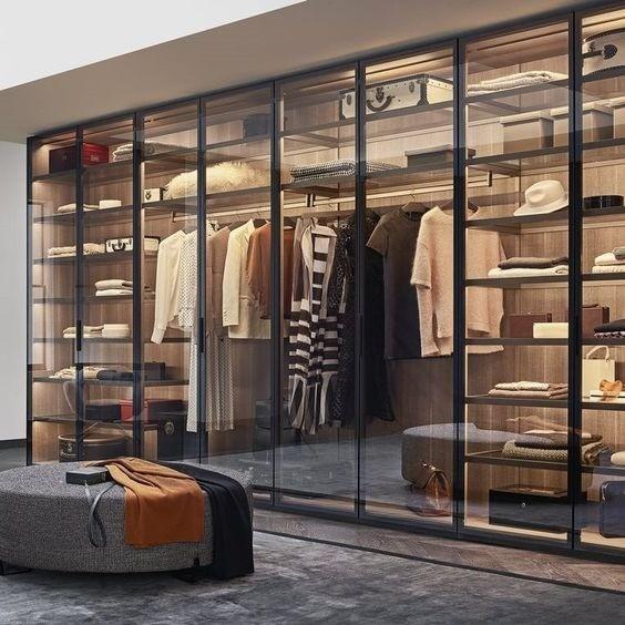 Contemporary Bedroom Furniture Custom Wardrobe Closet Cloth Storage with Custom