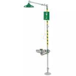 Foot Pedal Lab Fittings Eye Shower Emergency Shower And Eyewash Station 11.4L