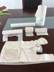 Biodegradable 30cm Plastic Food Packaging Bags Semi Transparent