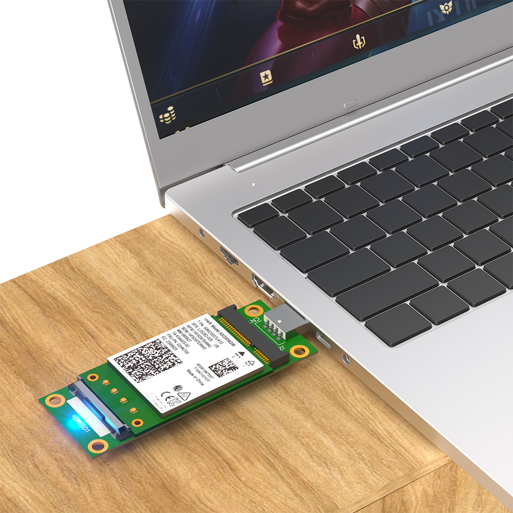 Mini PCI-E To USB Adapter With SIM Card Slot For WWAN/LTE Module