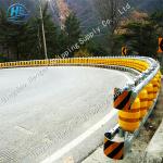 PU EVA Road Safety Highway Guardrail With Galvanized Beam