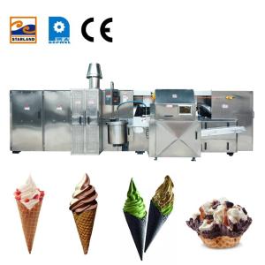 Quality 380V Waffle Cone Maker / Crispy Ice Cream Cone Production Line wholesale