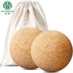 Best Sale Eco-Friendly Natural Wood Ball for Fitness Exercise Cork Yoga Ball